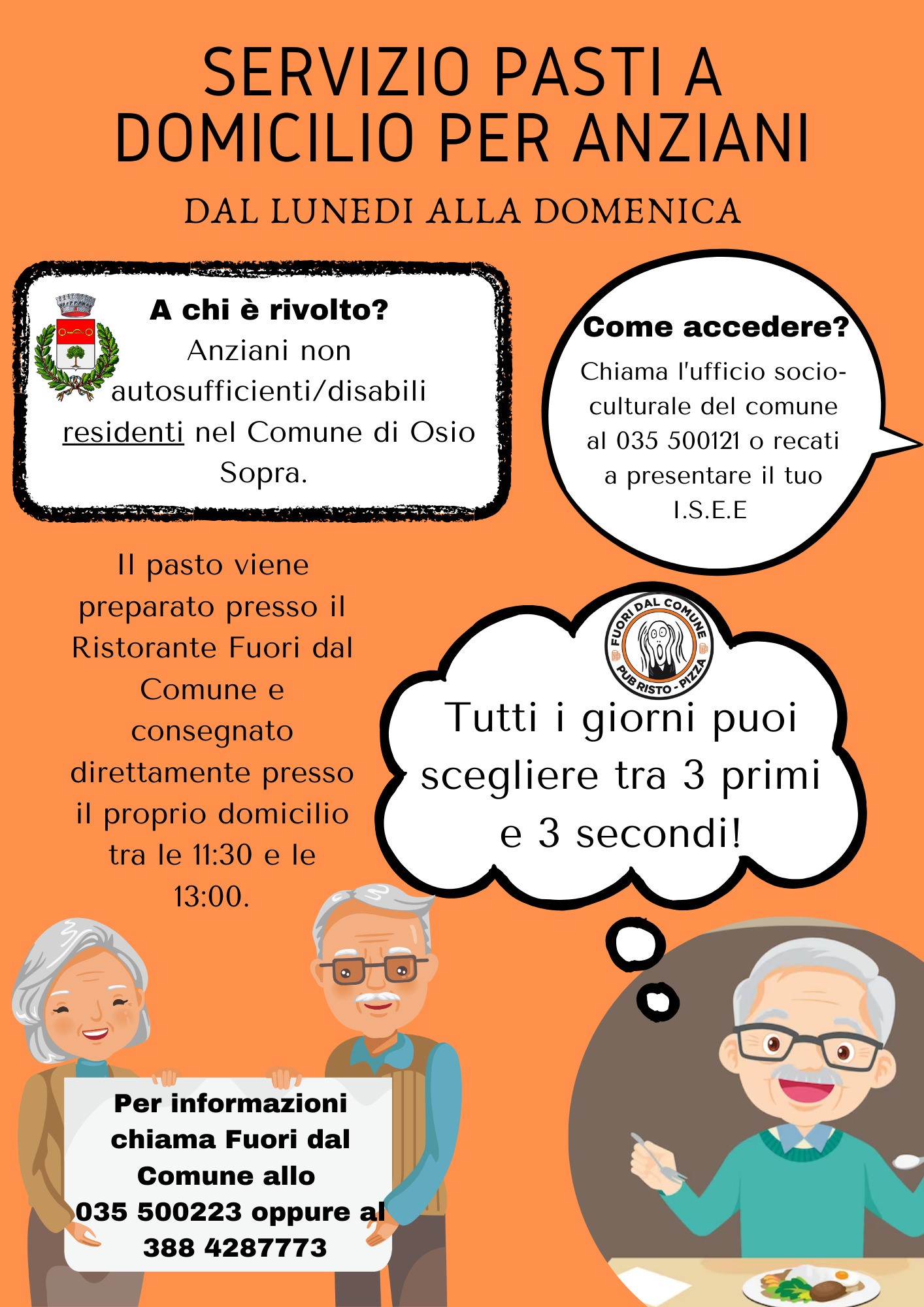 Servizio pasti a domicilio Servizio pasti a domicilio